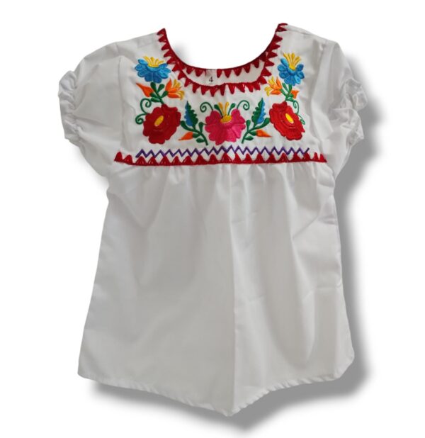 Blusa Mexicana Bordada - Imagen 2